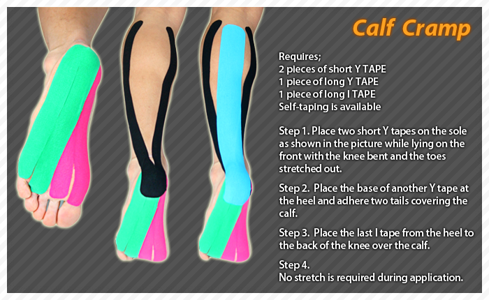 ares clinical taping - muscle cramp